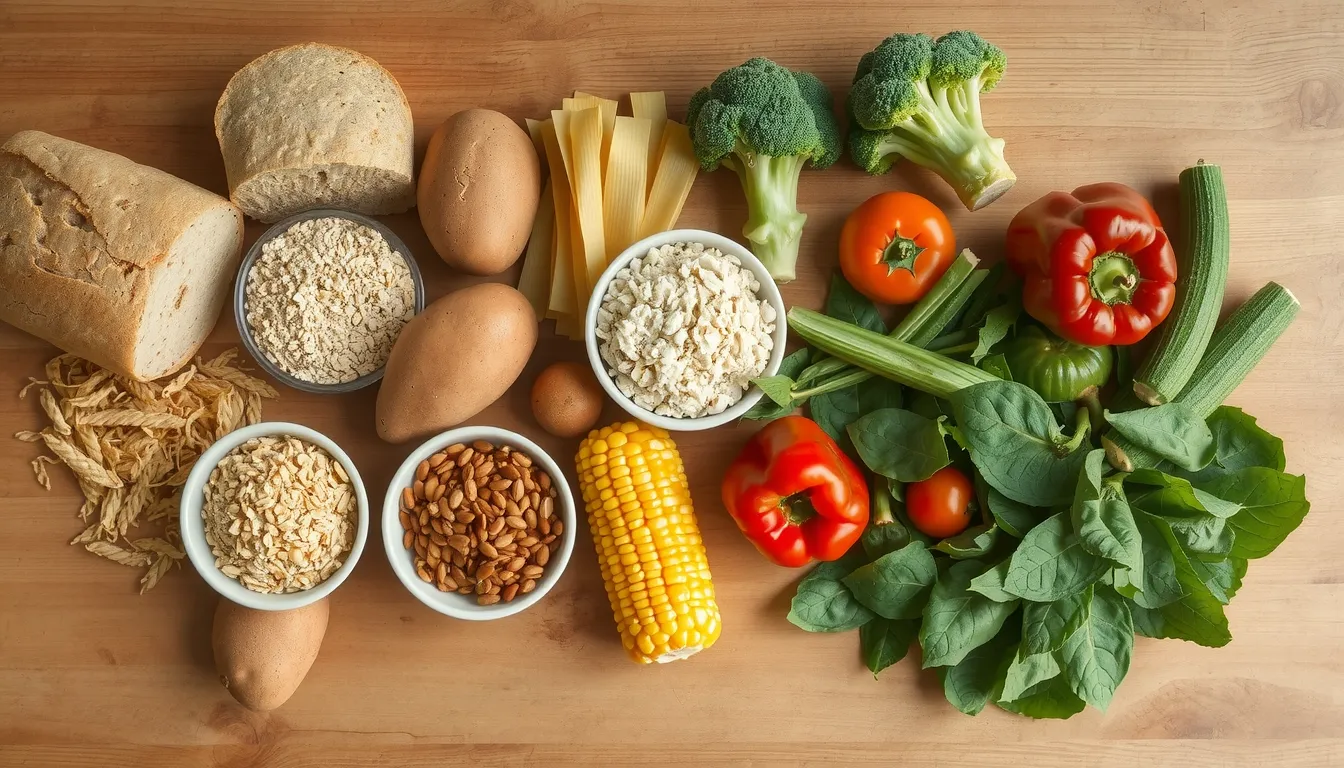 liste des feculents et des legumes