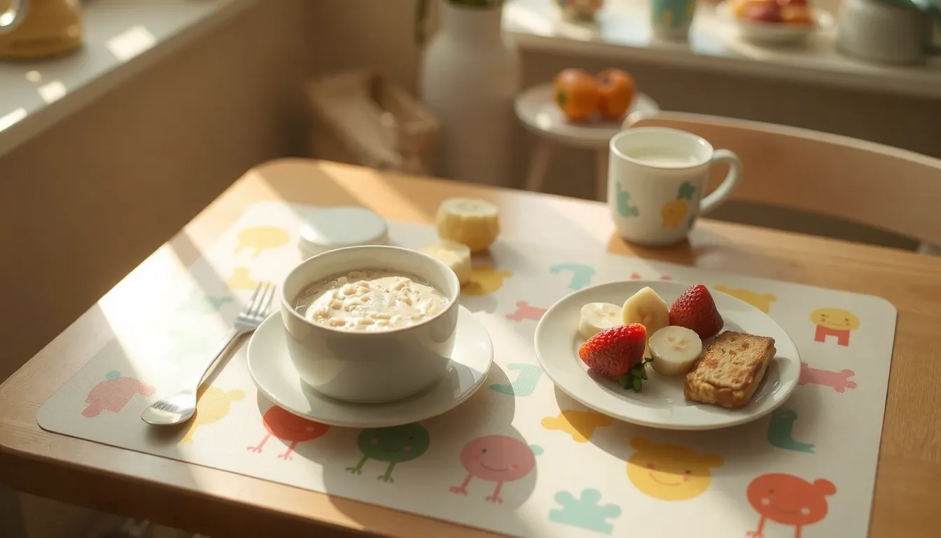 petit dejeuner enfant 3 ans